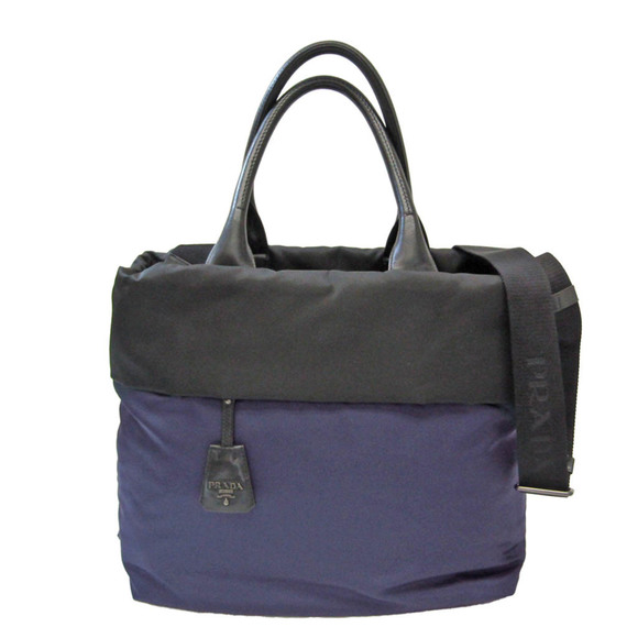 Prada Tessuto Purple Synthetic handbag - Picture 1 of 10